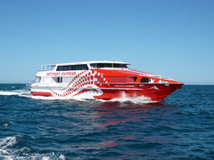 Rottnest Express Ferry from Fremantle to Rottnest Island.  Book with Sightseeing Pass Australia today!