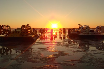 Broome Hovercraft Spend an evening watching the sunset while in Broome Western Australia