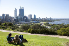 Enjoy the spectacular views over Perth City from Kings Park