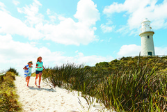 Catch the ferry from Perth to Rottnest Island, the best family holiday in Western Australia