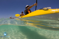 Kayak the crystal clear waters of Ningaloo in Cape Range National Park.  Book with Sightseeing Pass Australia today.