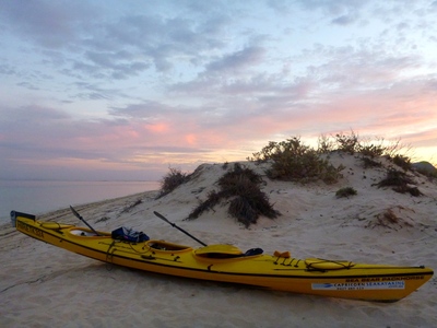 Exmouth Adventure Co Kayak the crystal clear waters of Ningaloo in Cape Range National Park