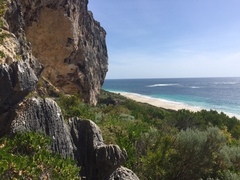 The magnificent coastline when mountain biking through the Boronup Forest that meets the magnificent Indian Ocean Beaches of Western Australia