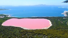 A scenic flight over Western Australia's famous Pink Lake can be booked today with Sightseeing Pass Australia