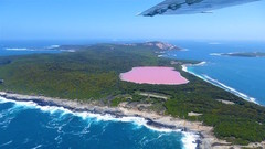 A scenic flight over Western Australia's famous Pink Lake can be booked today with Sightseeing Pass Australia