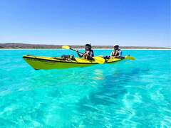 Kayak the crystal clear waters of Ningaloo Reef on this Turtle Kayak and Snorkel Tour.  Book your holiday with Sightseeing Pass Australia today!