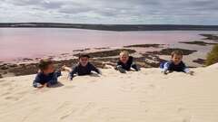 Visit the stunning Pink Lake Hutt Lagoon by jumping on a Buggy Tour.  Book online today with Sightseeing Pass Australia!
