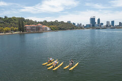 Grab your friends and jump on a Perth Waterbike ride this summer.  Book online today with Sightseeing Pass Australia