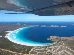 See the unique beautiful coastline and snow-white beaches of Cape Le Grand, Lucky Bay and beyond.