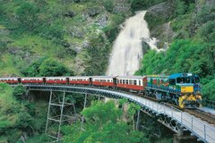 Kuranda Scenic Rail & Skyrail is a must do experience when visiting Cairns Australia.  Book online today with Sightseeing Pass Australia for the best day tours in Cairns