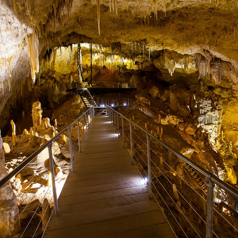 Explore the Margaret River caves only 3.5 hours from Perth