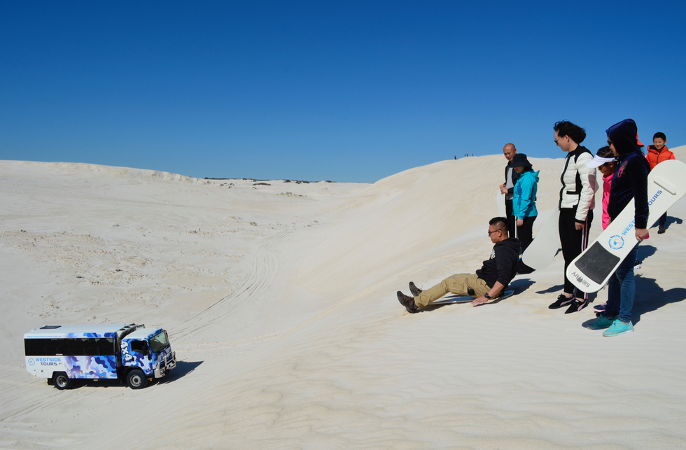 Lancelin Sand Boarding Tours | Perth tours experiences